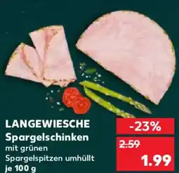 Kaufland LANGEWIESCHE Spargelschinken Angebot