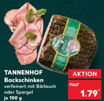 Kaufland TANNENHOF Backschinken Angebot