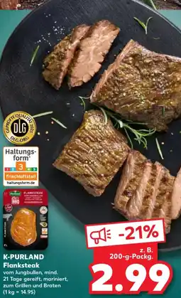 Kaufland K-PURLAND Flanksteak Angebot