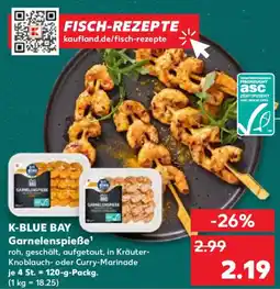 Kaufland K-BLUE BAY Garnelenspieße Angebot