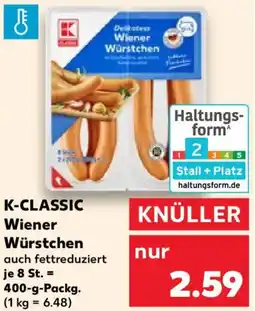Kaufland K-CLASSIC Wiener Würstchen Angebot