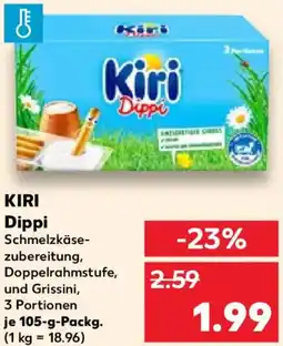 Kaufland KIRI Dippi Schmelzkäse zubereitung Angebot