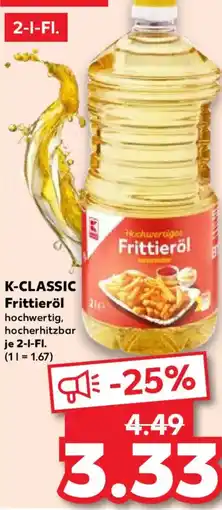 Kaufland K-CLASSIC Frittieröl Angebot
