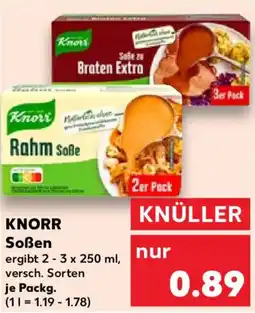 Kaufland KNORR Soßen Angebot