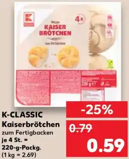 Kaufland K-CLASSIC Kaiserbrötchen Angebot