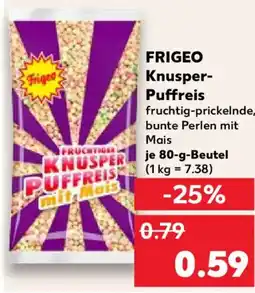 Kaufland FRIGEO Knusper- Puffreis Angebot