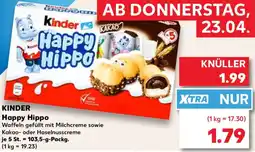Kaufland KINDER Happy Hippo Angebot