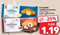 Kaufland K-CLASSIC Gefüllte Croissants Angebot