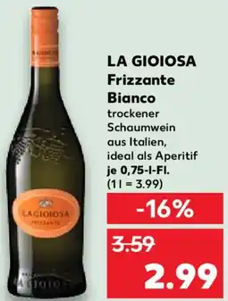 Kaufland LAGIOIOSA Frizzante Bianco Angebot