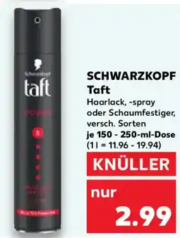 Kaufland SCHWARZKOPF Taft Angebot
