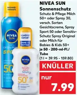 Kaufland NIVEA SUN Sonnenschutz Angebot