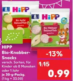 Kaufland HIPP Bio-Knabber- Snacks Angebot