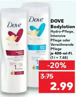 Kaufland DOVE Bodylotion Angebot
