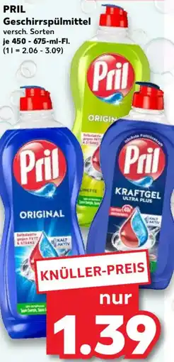 Kaufland PRIL Geschirrspülmittel Angebot