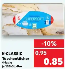 Kaufland K-CLASSIC Taschentücher Angebot