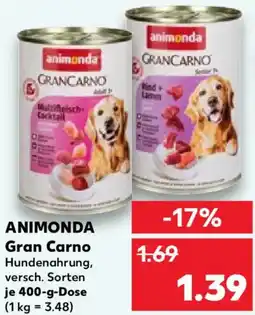 Kaufland ANIMONDA Gran Carno Angebot
