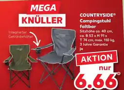 Kaufland COUNTRYSIDE Campingstuhl faltbar Angebot