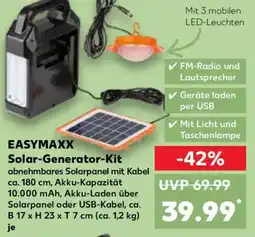 Kaufland EASYMAXX Solar-Generator-Kit Angebot