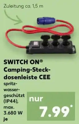 Kaufland SWITCH ON Camping Steck dosenleiste CEE Angebot