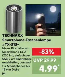 Kaufland TECHNAXX Smartphone-Taschenlampe TX-313 Angebot