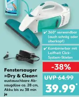 Kaufland LEIFHEIT Fenstersauger Dry & Clean Angebot