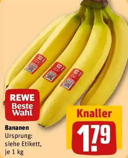 REWE REWE Beste Wahl Bananen Angebot