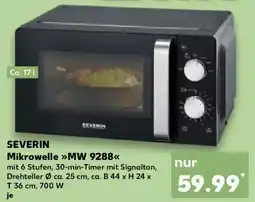 Kaufland SEVERIN Mikrowelle MW 9288 Angebot