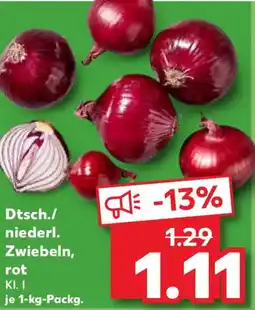 Kaufland Dtsch./ niederl. Zwiebeln, rot Angebot