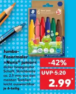 Kaufland Jumbo- Fasermaler Noris junior Angebot