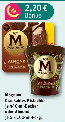 REWE Magnum Crackables Pistachio oder Almond Angebot