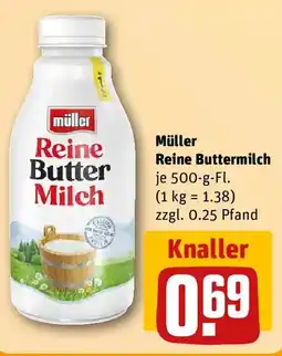 REWE Müller Reine Buttermilch Angebot