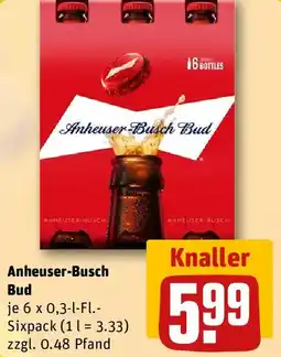 REWE Anheuser-Busch Bud Angebot