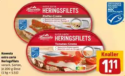 REWE Hawesta extra zarte Heringsfilets Angebot