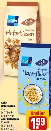 REWE Kölln Knusprige oder Haferfleks Angebot