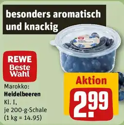 REWE Heidelbeeren Angebot