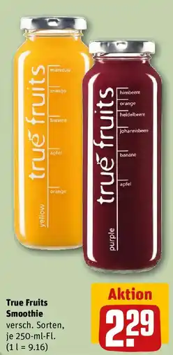 REWE True Fruits Smoothie Angebot