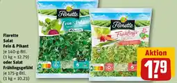 REWE Florette Salat Fein & Pikant oder Salat Frühlingsgefühl Angebot