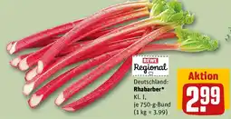 REWE Rhabarber Angebot