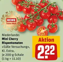 REWE Mini Cherry Rispentomaten Angebot