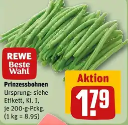 REWE Prinzessbohnen Angebot