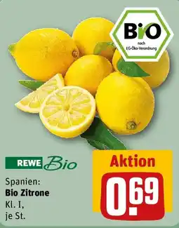 REWE REWE Bio Zitrone Angebot