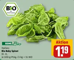 REWE REWE Bio Bio Baby Spinat Angebot