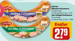 REWE Gutfried Hähnchen-Fleischwurst oder Geflügel-Fleischwurst Angebot