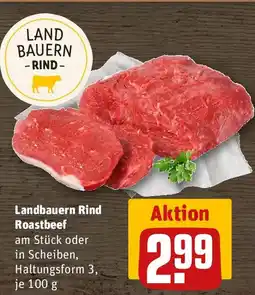 REWE Landbauern Rind Roastbeef Angebot