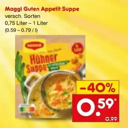 Netto Marken-Discount Maggi Guten Appetit Suppen Angebot