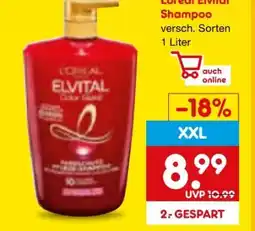 Netto Marken-Discount L'Oréal Paris Elvital Shampoo XXL Angebot