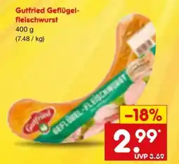 Netto Marken-Discount Gutfried Geflügelfleischwurst Angebot