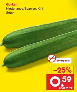 Netto Marken-Discount Gurke Angebot