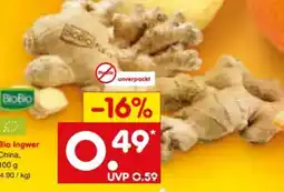 Netto Marken-Discount BioBio Bio-Ingwer Angebot
