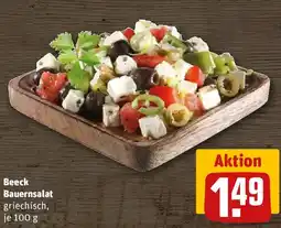 REWE Beeck Bauernsalat griechisch Angebot
